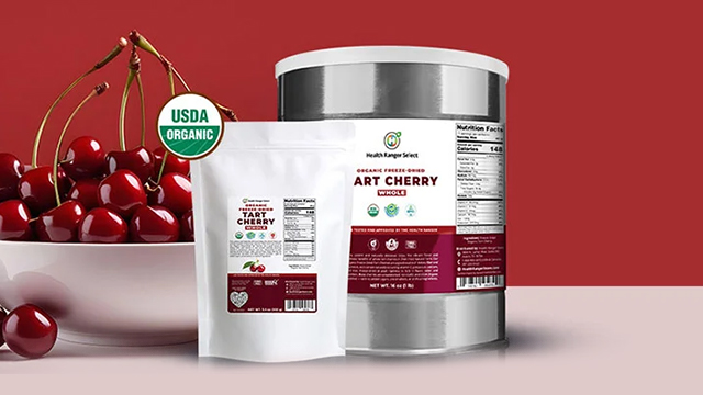 Freeze-Dried Organic Tart Cherries