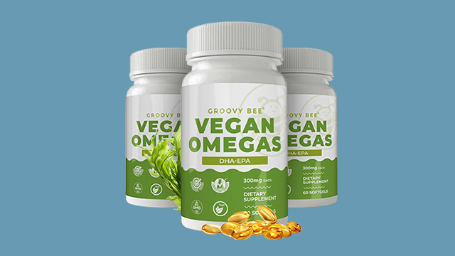 Groovy Bee Vegan Omegas DHA – EPA Softgels