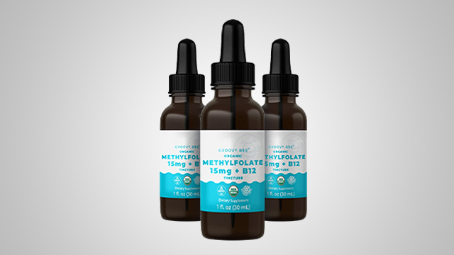 Organic Methylfolate 15mg + B12 Tincture