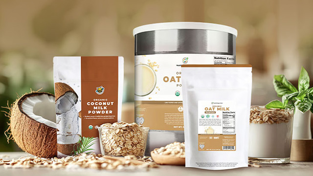 Premium Organic Oat Milk and Coconut Milk