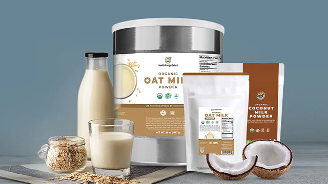 Organic Oat and Coconut Milk Powders
