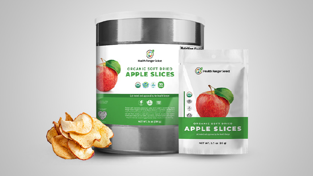Organic Soft Dried Apple Slices