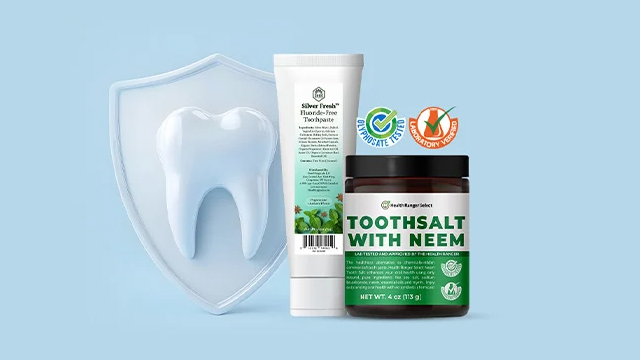 Silver Fresh Toothpaste and Toothsalt with Neem